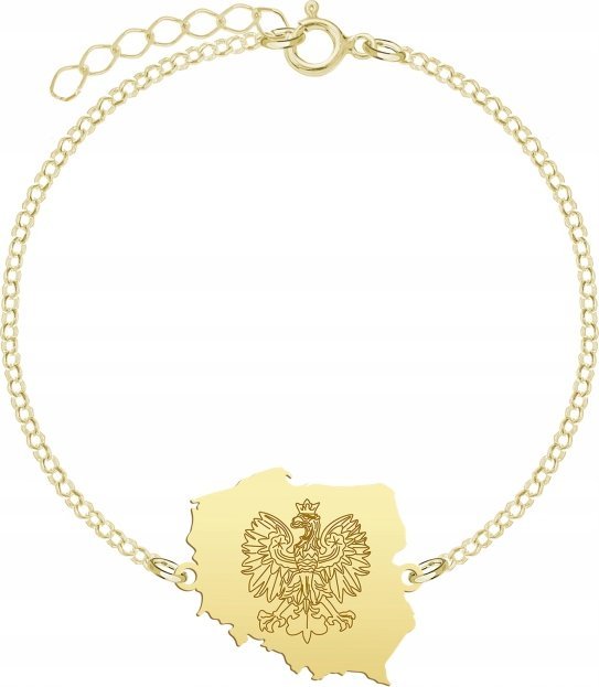 Radziszewska Jewellery Pozłacana Bransoletka POLSKA DEDYKACJA