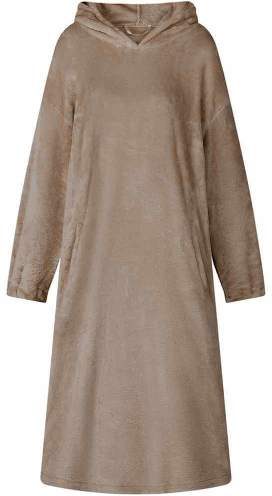 vidaXL Bluza-koc Camel Flanela