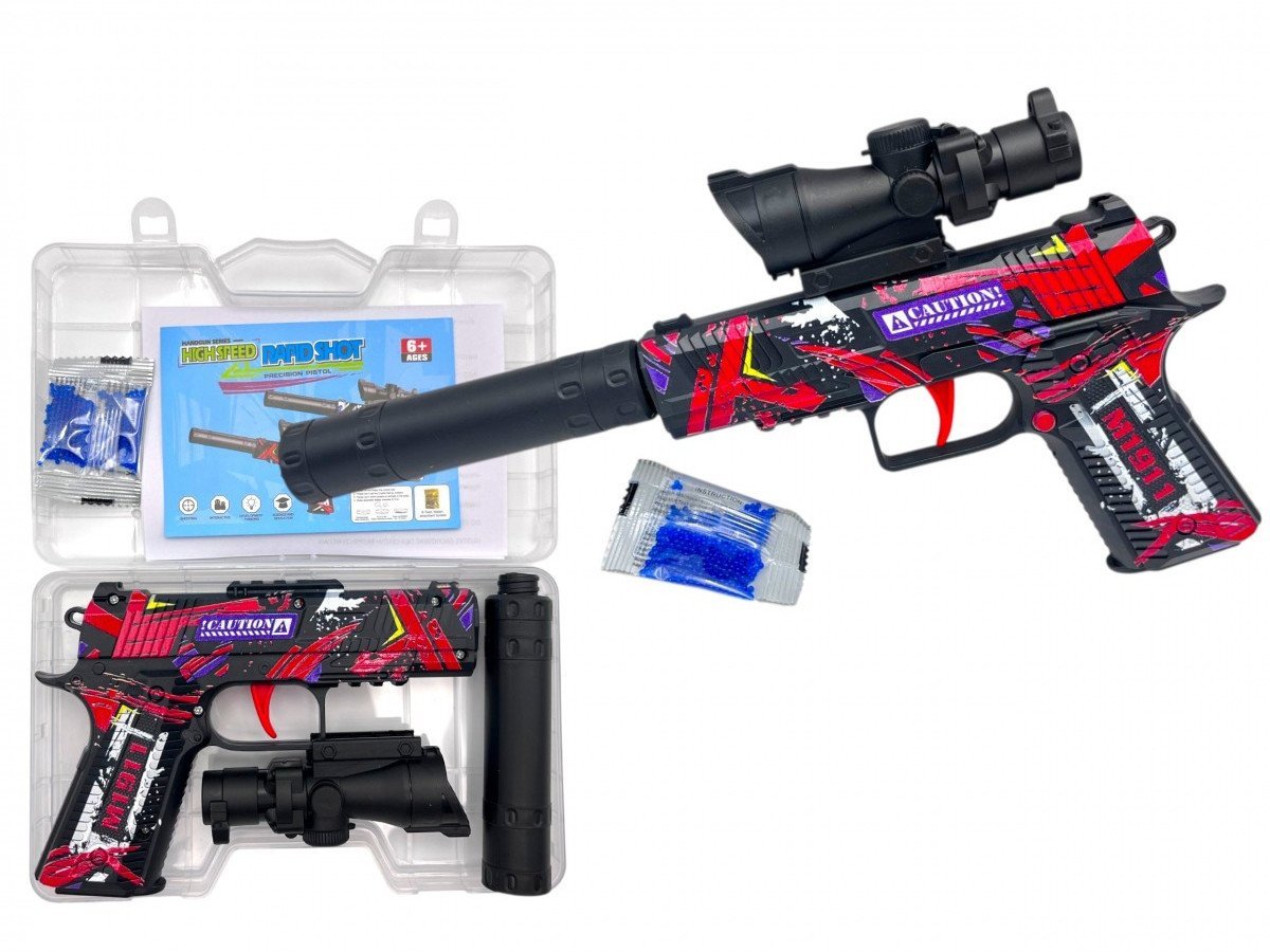 Pistolet na kulki żelowe/światło box K1194 56993