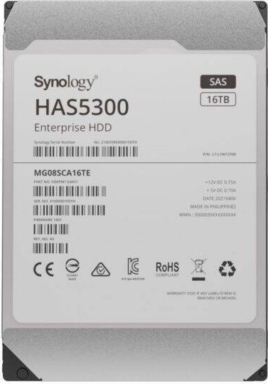 Dysk Synology Dysk HDD 3.5 Synology HAS5300 16TB (MG08SCA16TE)