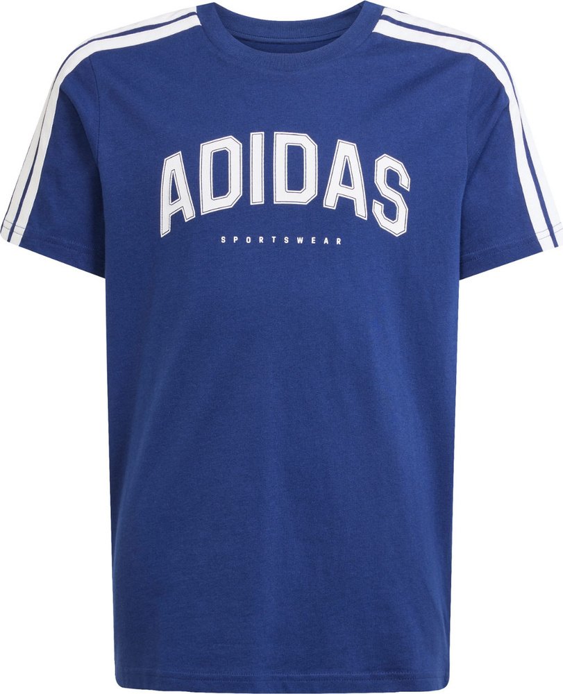 Koszulka dla dzieci adidas Codes Collegiate Graphic Tee granatowa JL6138 176cm