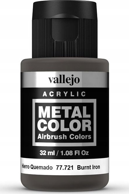 Vallejo Vallejo: 77.721 - Metal Color - Burnt Iron (32 ml)