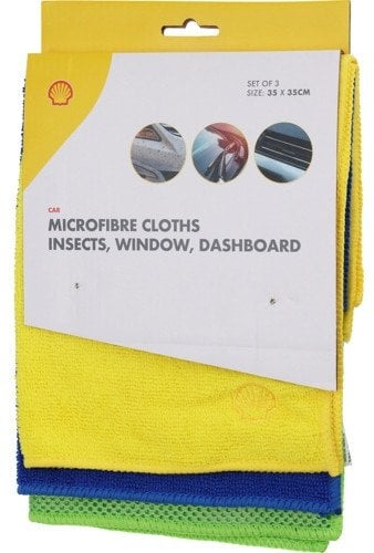 ŚCIERECZKA DO CZYSZCZENIA Z MICROFIBRE 35x35CM 3SZT SHELL