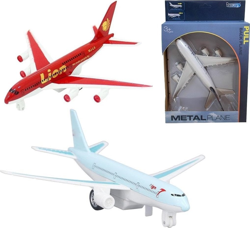 Samolot metalowy z dźwiękiem i napędem MIX