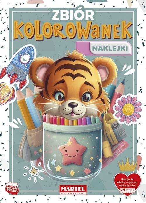 Martel Zbiór kolorowanek z naklejkami
