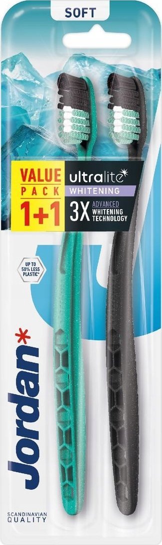 JORDAN_Ultralite szczoteczka do zębów Whitening Soft 2szt.