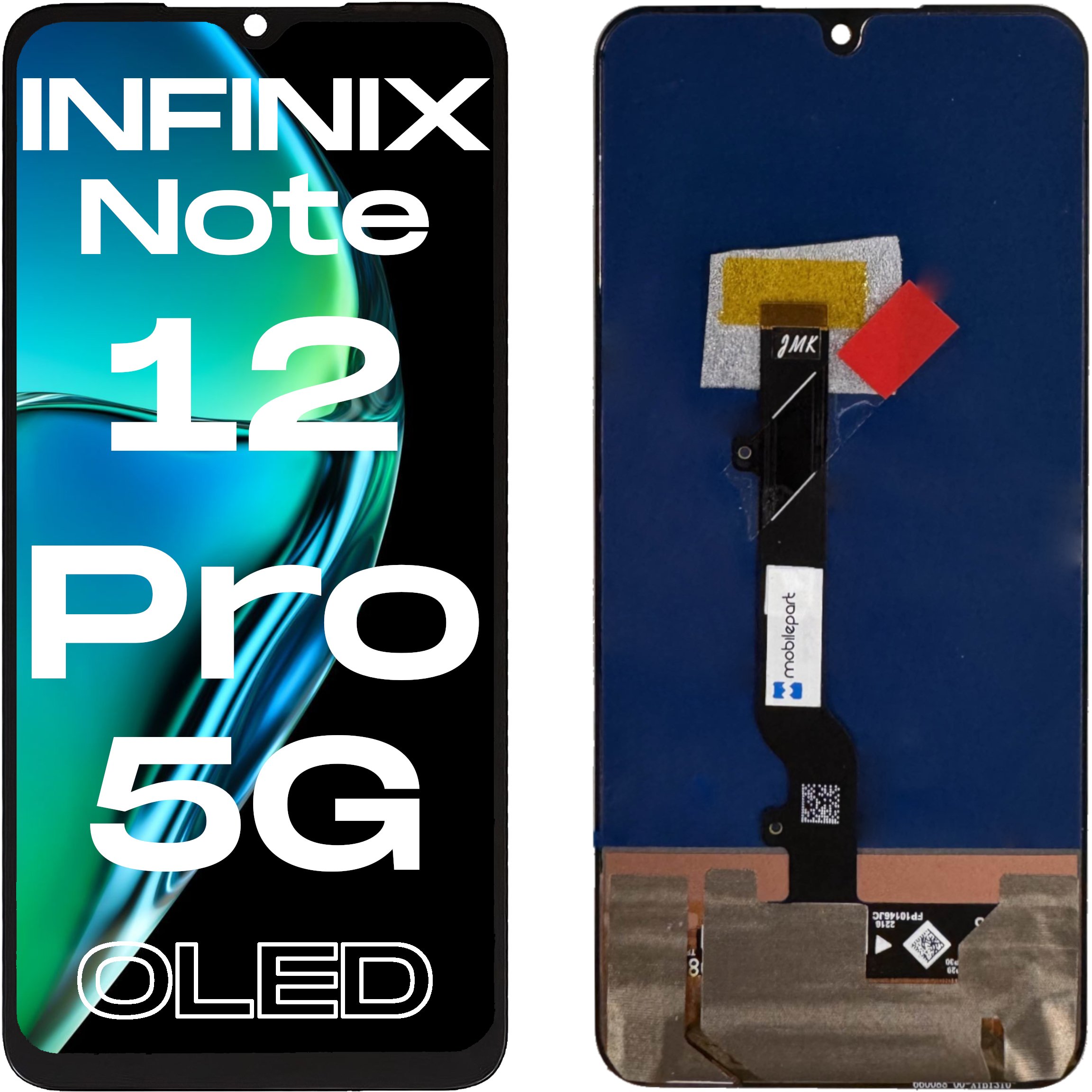 Wyświetlacz do Infinix Note 12 Pro 5G LCD X671B Ekran Amoled