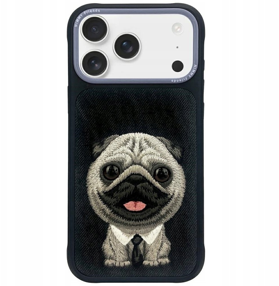 Etui Nimmy Big Eyed Pet 2.0 Dog do iPhone 17 Pro Max czarny