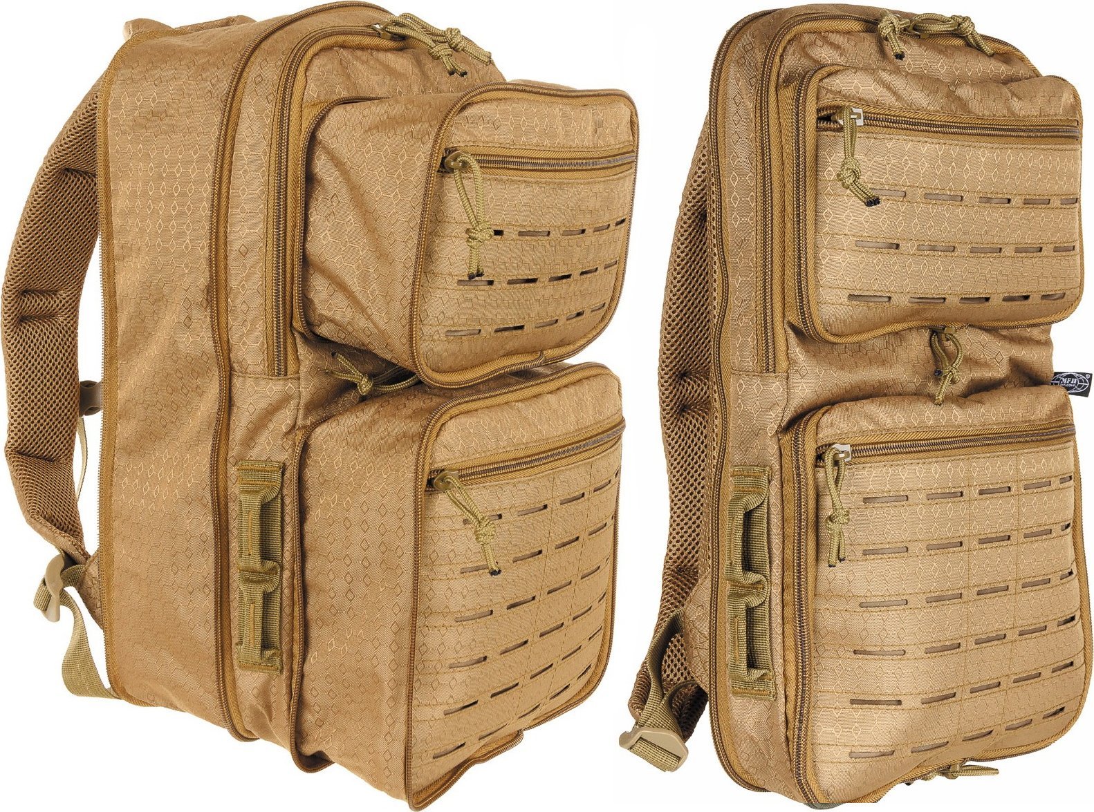 Plecak turystyczny MFH Plecak "Compress" OctaTac coyote tan