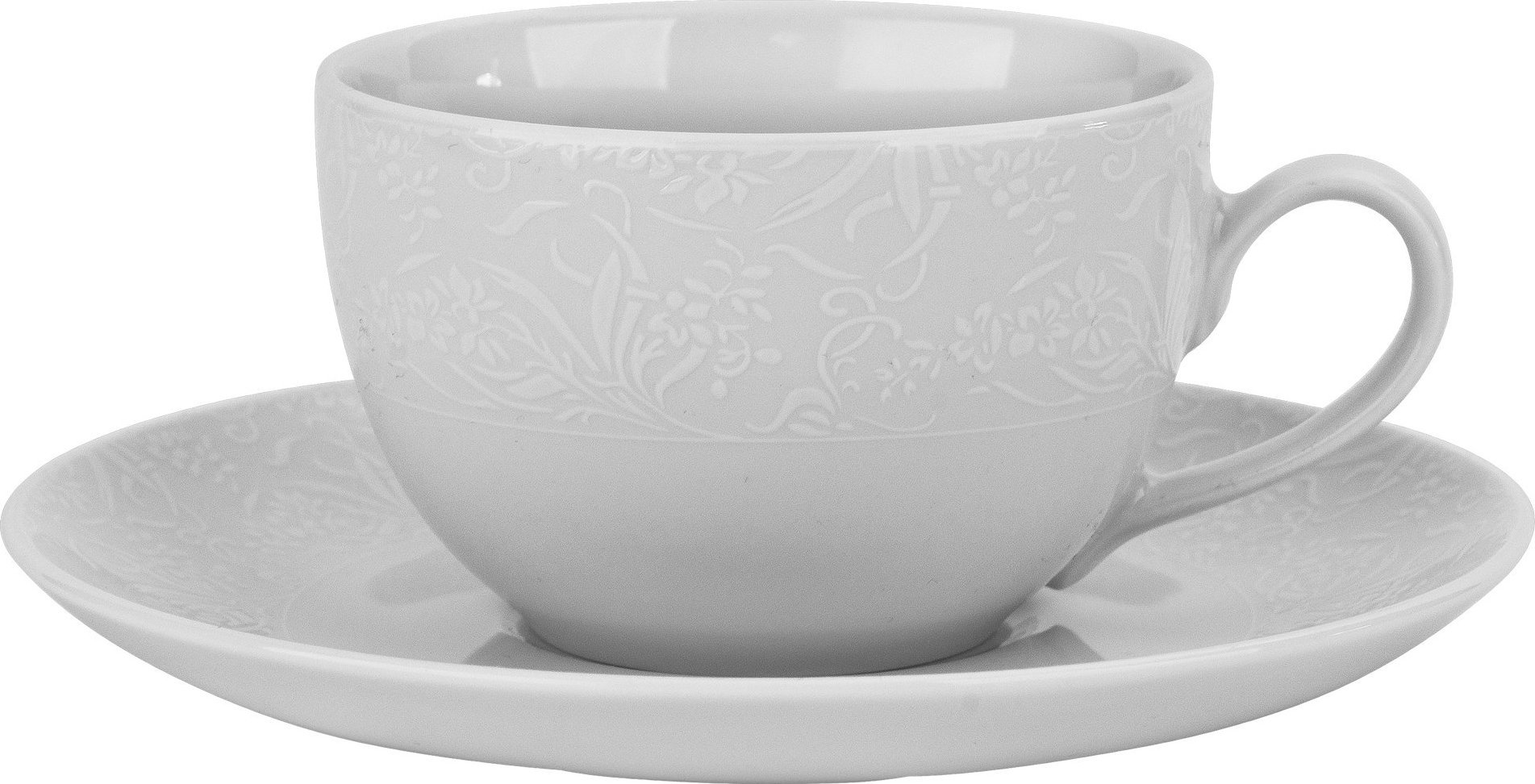 Ćmielów Kpl. 6 filiżanek 200ml ze spodkami Alga