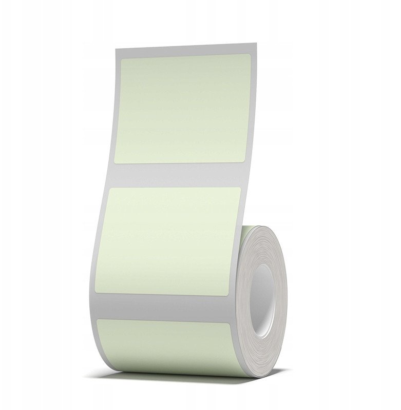 .NIIMBOT Etykiety Naklejki 50*30mm ZIELONE 230szt do B21/B3S/B1 Oryginalne