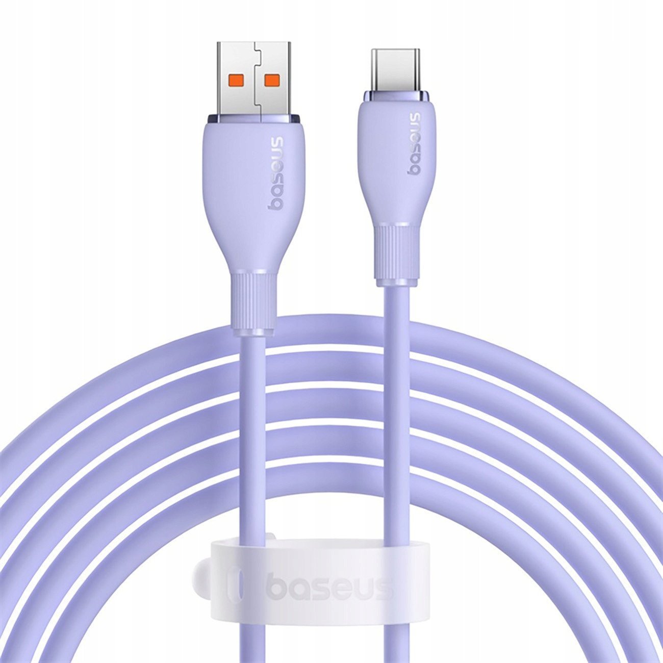 Kabel USB Baseus USB-A - USB-C 2 m Fioletowy (6932172652920)