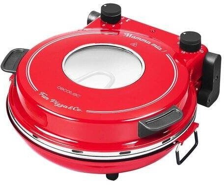 Piec do pizzy Fun Pizza&Co Mamma Mia Vista Cecotec średnica 32 cm Czerwony