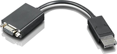 Adapter AV Lenovo DisplayPort - D-Sub (VGA) czarny (DP TO VGA VIDEO CABLE)