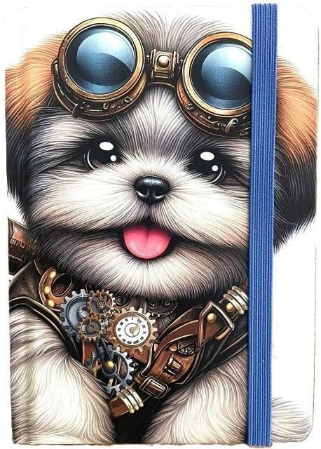 Fresh Notatnik ozdobny A6/64K kratka TW Pies lotnik