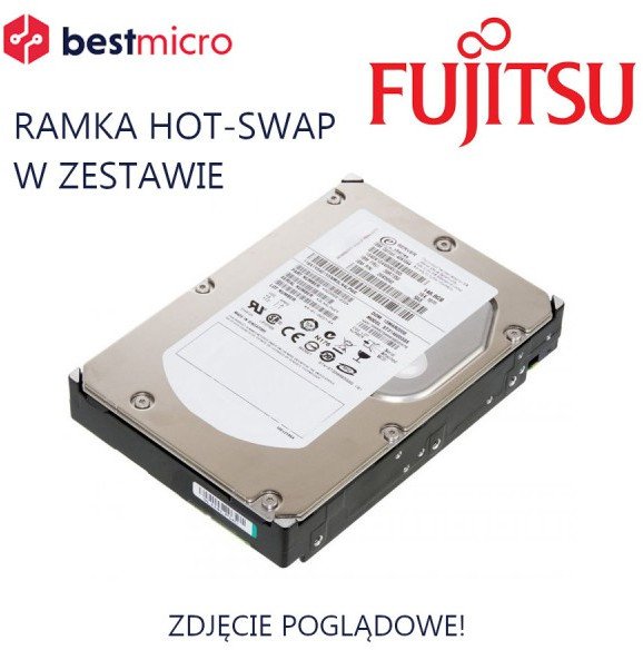 FUJITSU Dysk HDD SAS 300GB 3.5" 15K 12Gb/s - 1060184165 - Refabrykowany
