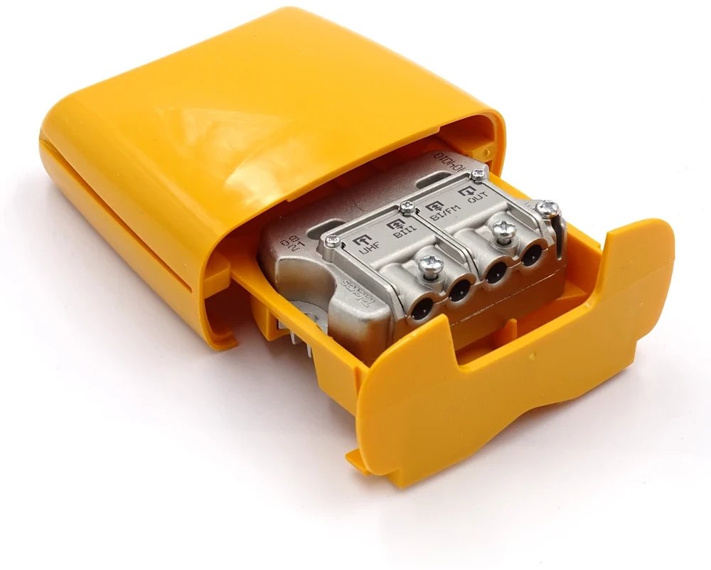 Zwrotnica antenowa Televes NanoKom, FM/UHF/VHF + FILTR LTE + DC, ref. 404010