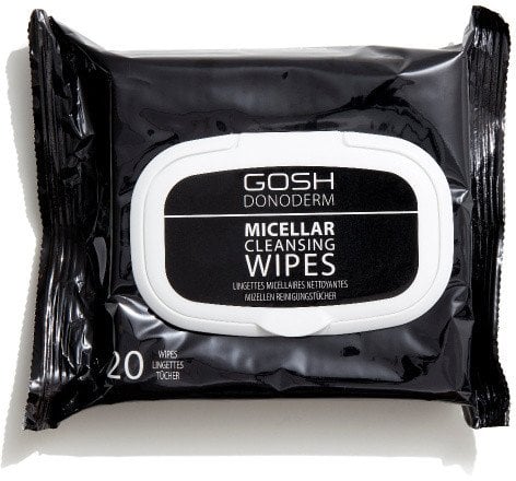 Gosh, Donoderm, Makeup Remover Wipes, 20 pcs For Women