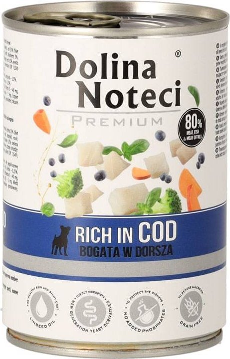 Dolina Noteci Premium z dorszem 400g