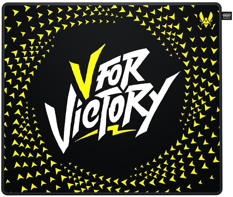CHERRY XTRFY GP5 Vitality Black Podkładka dla graczy Czarny, Biały, Żółty