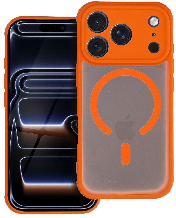 Futerał FULL MATTE MAG COVER kompatybilny z MagSafe do IPHONE 16 Pro hermes orange