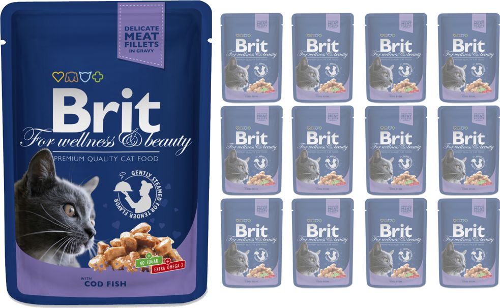 Brit Cat Fish dorsz 12x100g