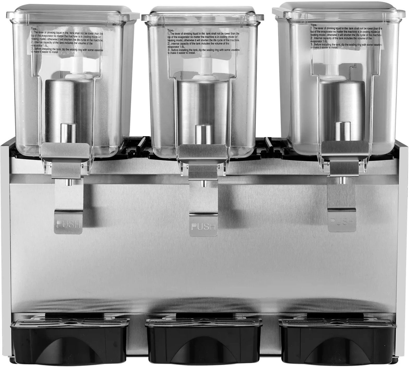 Dozownik Mrożonych Napojów Slushie 12 L 3 Zbiorniki z termostatem