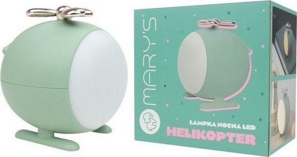 Lampka nocna LED helikopter zielony