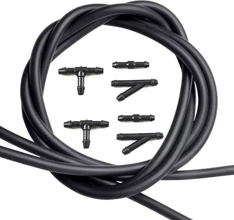 Aptel Przewód do spryskiwacza + Złączki 2m czarny AG758