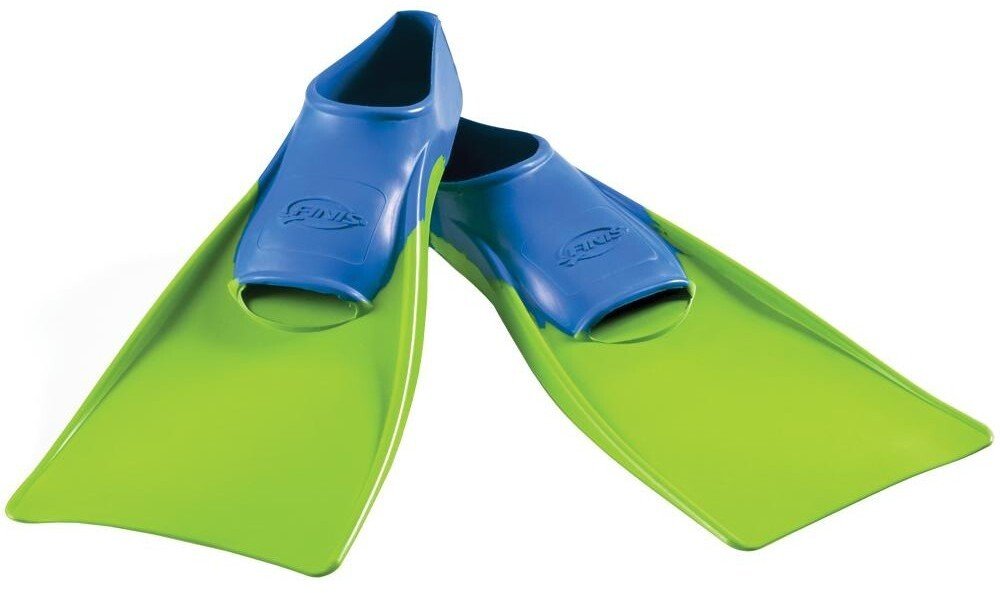 Finis PŁETWY DŁUGIE LONG FLOATING FIN XXS 8-11 BLUE-LIME JR. ROZMIAR 26-29 1.05.037.01