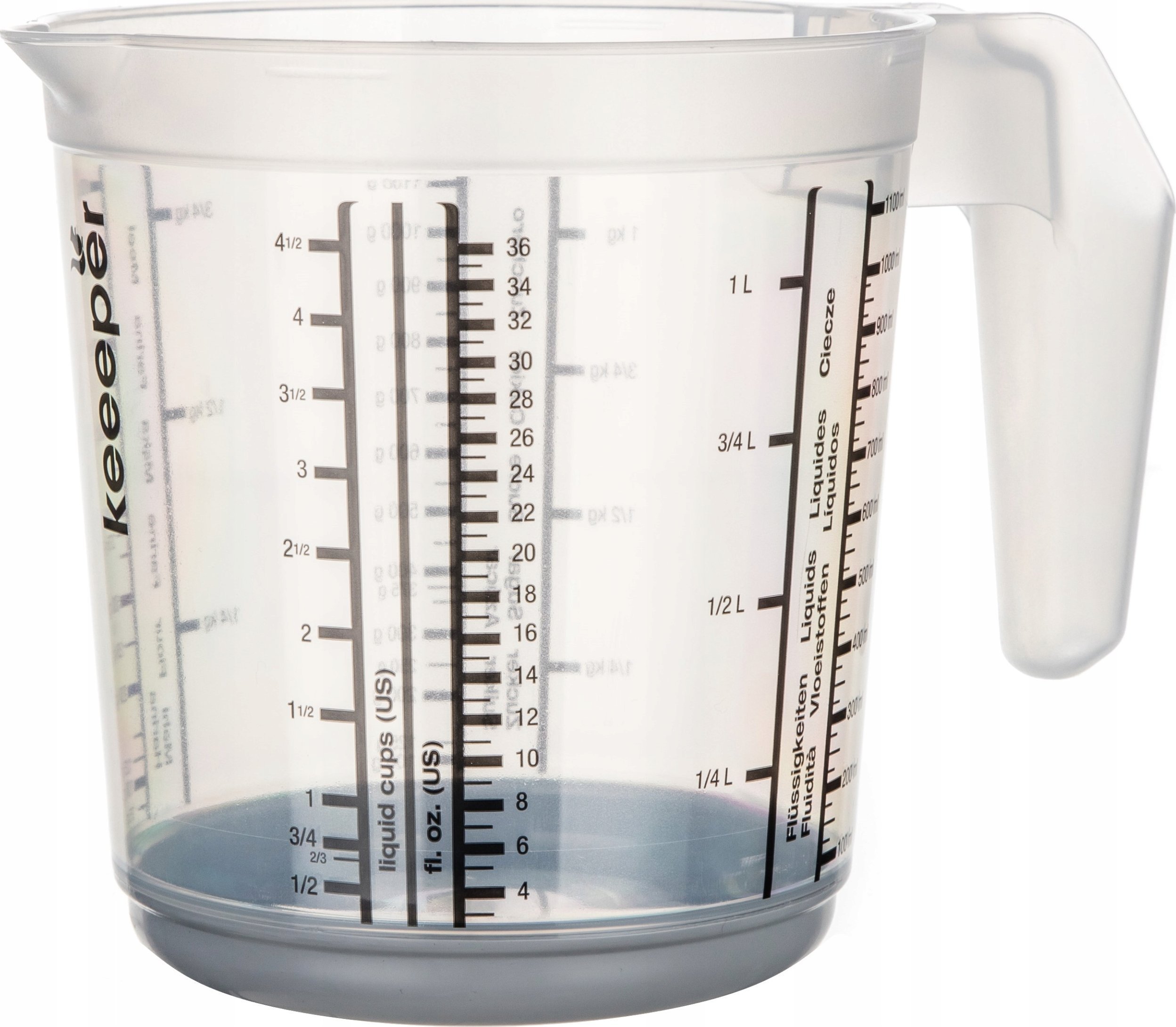 Lumarko Dzbanek Z Miarką I Funkcją Antypoślizgową 1l Nordic Grey (10491) Lumarko!