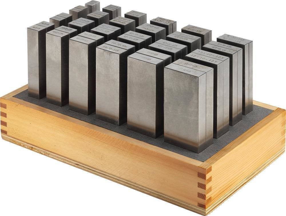 Zest.podkładek równol. P,dł.125mm,w drew.stojaku AMF