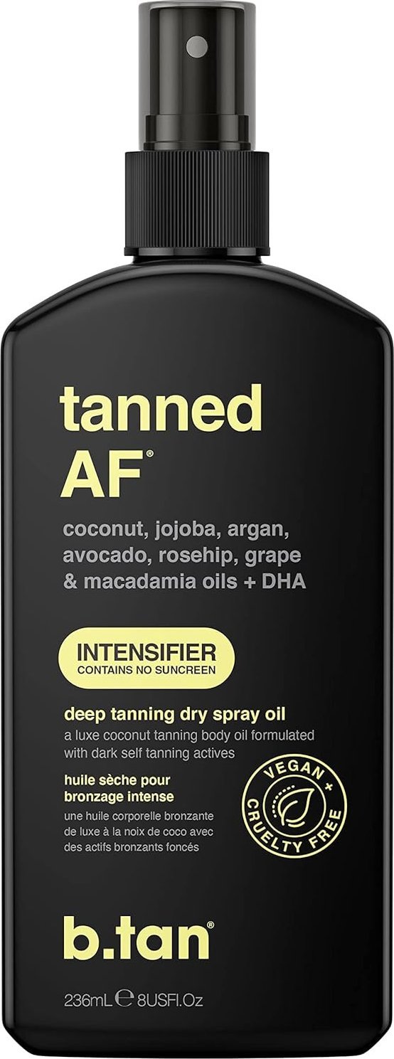 B.tan b.tan tanned AF Intensifier tanning oil m/pumpe 236ml