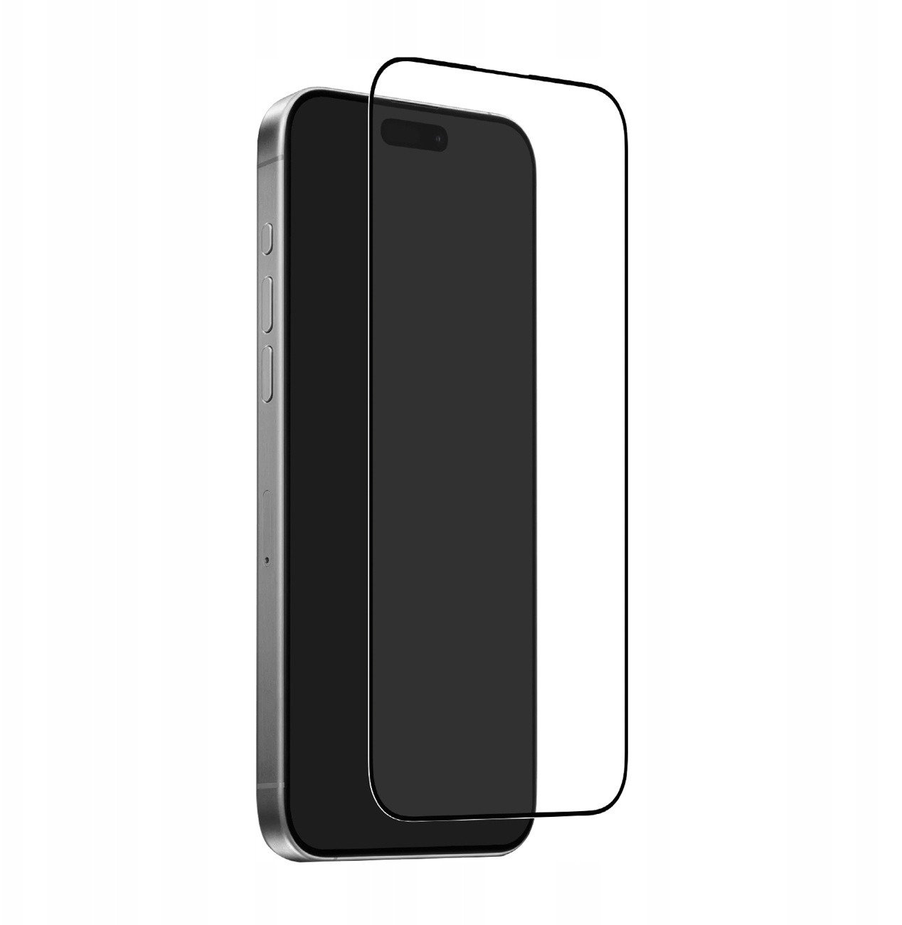 Puro Szkło hartowane Frame na iPhone 17 Air z aplikatorem i czarną ramką