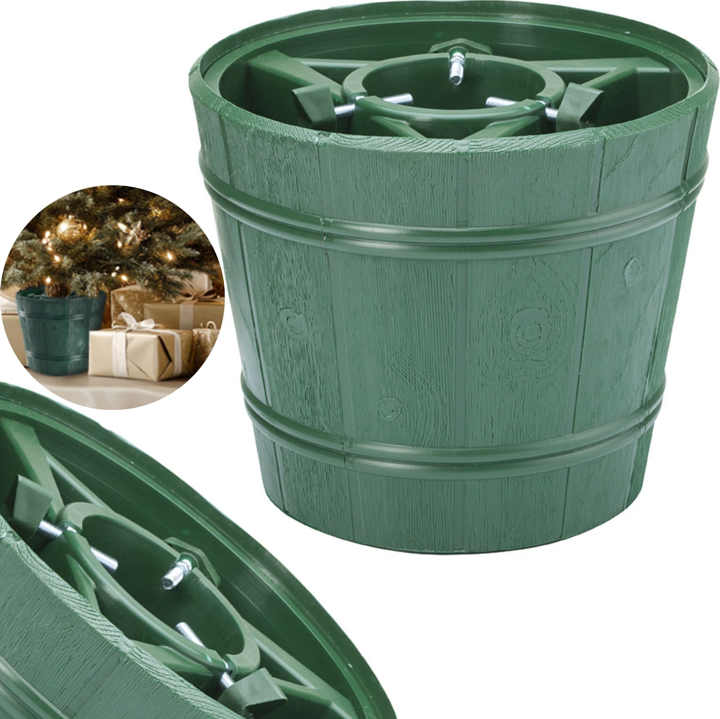 Dekoracja świąteczna Dikel stojak na drewno