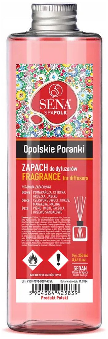 Sena Folk Zapach do dyfuzorów Opolskie Poranki zapas 250ml