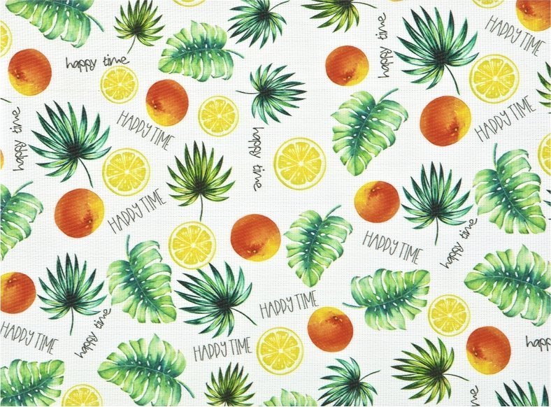 Witek Home Podkładka na stół 40x30cm Liście i cytrusy