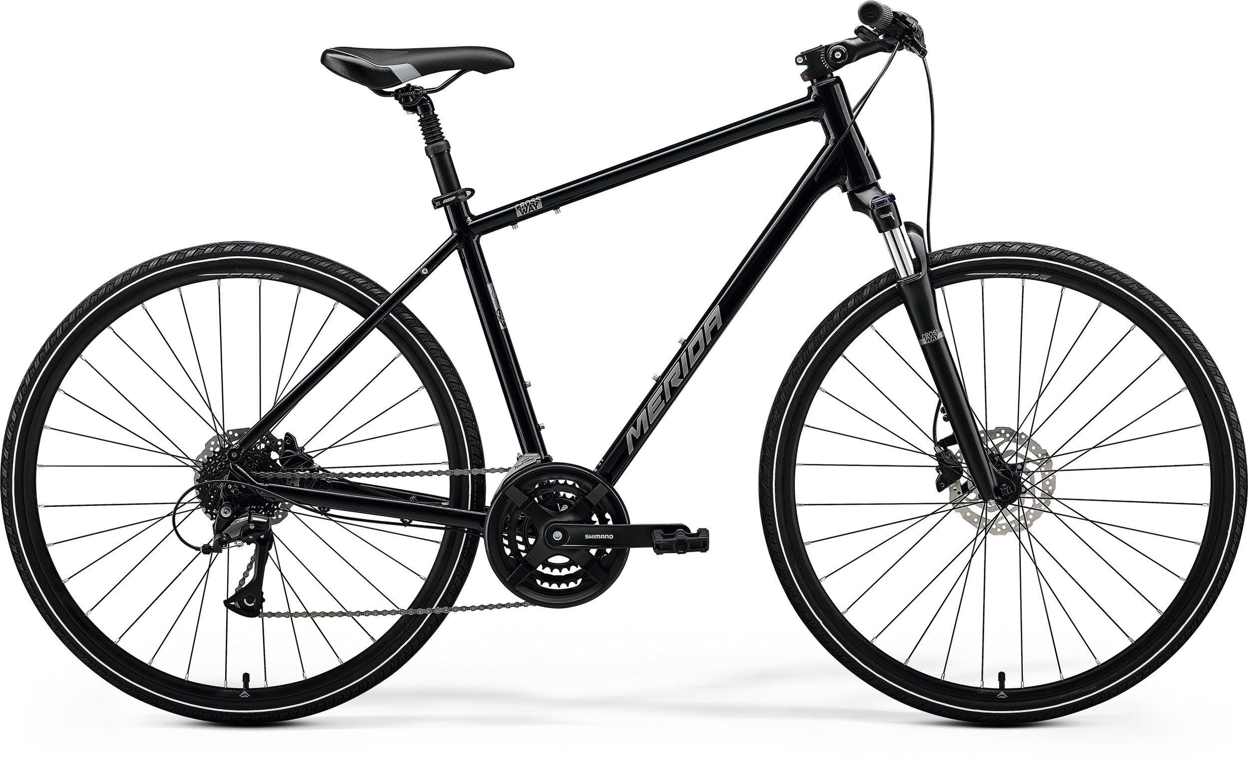 Merida CROSSWAY 20 28" 24/25' Wybierz rozmiar ramy: XXS, Wybierz kolor: BLACK (SILVER)