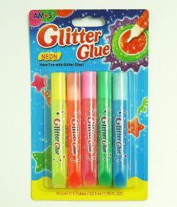 Amos Klej z brokatem Neon 5x10,5ml