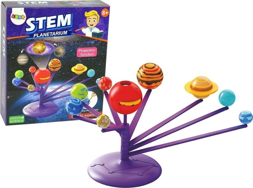 LeanToys Zestaw Naukowy Planetarium Ruchome Planety Do Pomalowania LEAN Toys