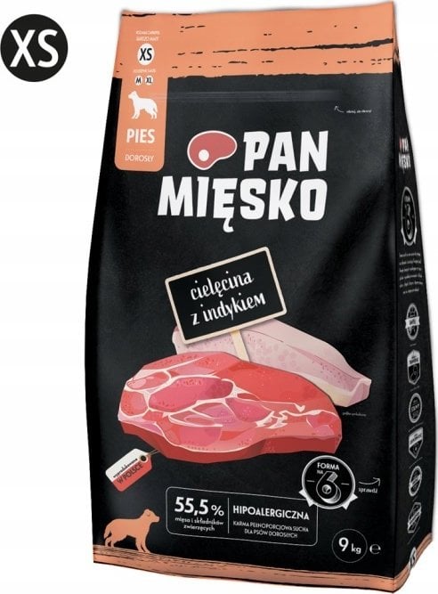 Pan Mięsko XS Cielęcina 9 kg