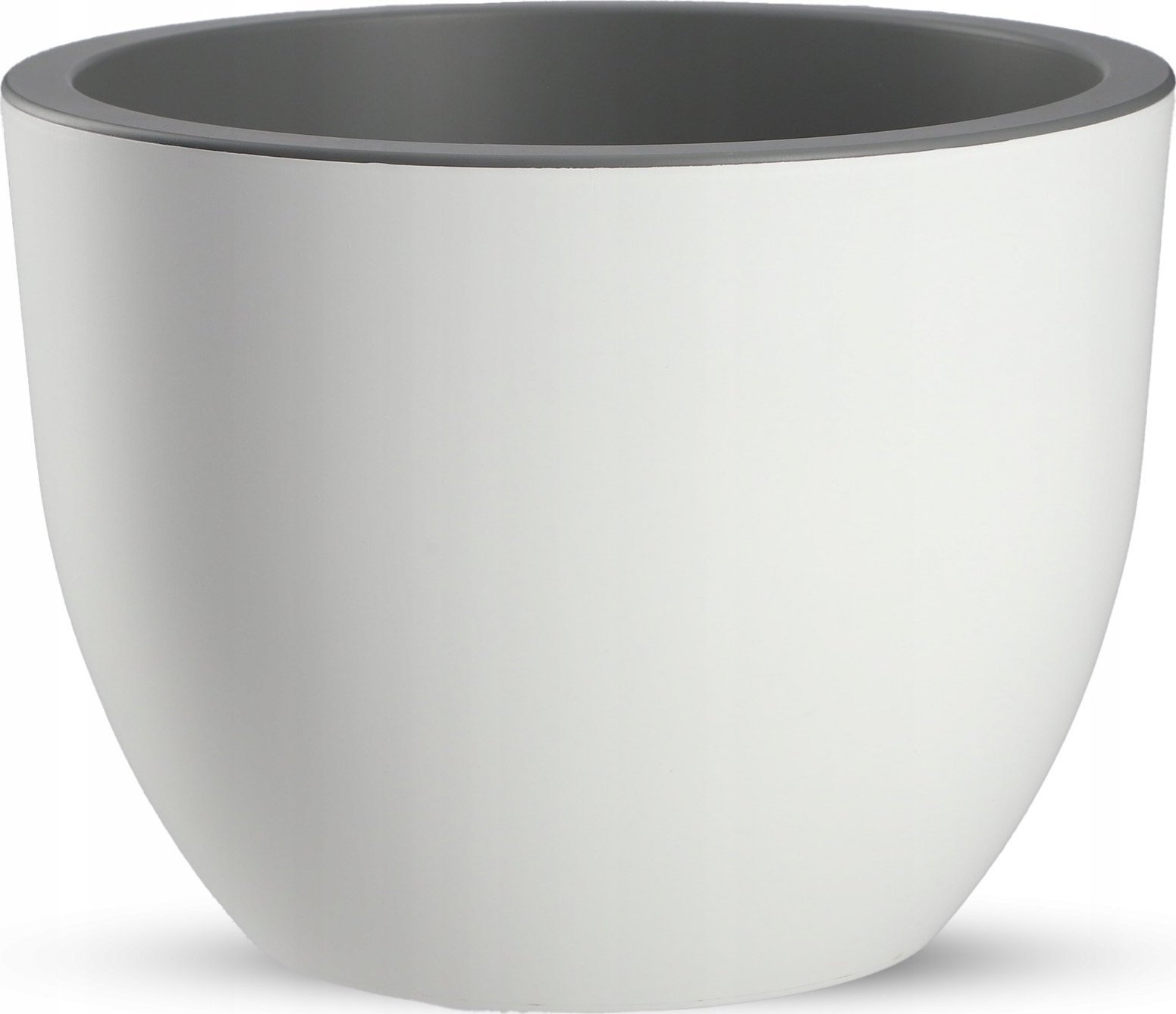 Kadax KADAX Doniczka Donica Osłonka 35cm Biała Szara Mat