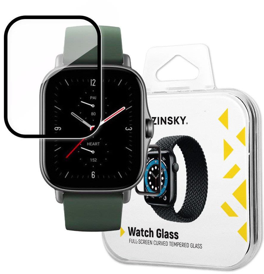 Hybrydowe szkło ochronne do Xiaomi Amazfit GTS 2E czarny Hybrydowe szkło ochronne do Xiaomi Amazfit GTS 2E czarny