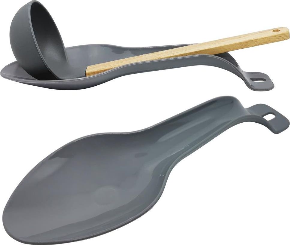 Orion Stojak PODSTAWKA pod łyżkę chochlę łopatkę SZARA