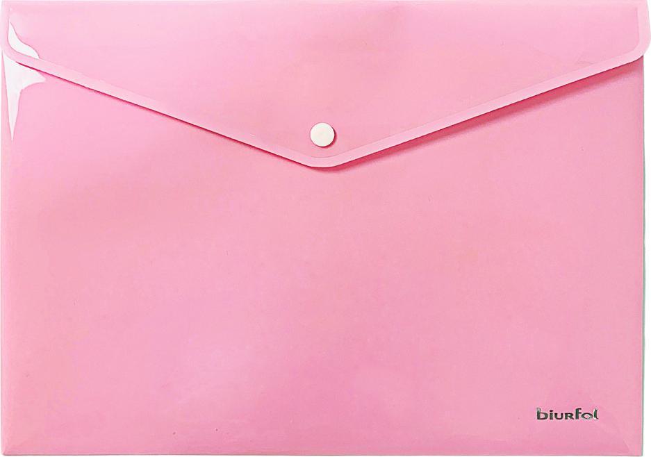 Biurfol Teczka kopertowa koperta na zatrzask A4 PP pastel