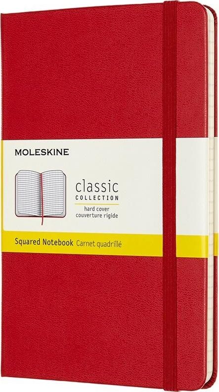 Moleskine Notes Classic 11,5x18 tw. kratka szkarłatna czerwień