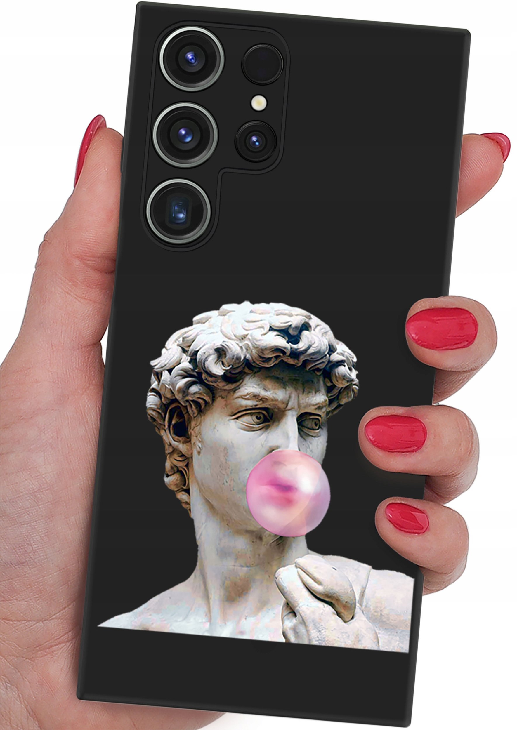 ETUI do Samsung Galaxy S24 Ultra CASE WZORY SOFT MATT PLECKI + SZKŁO 9H