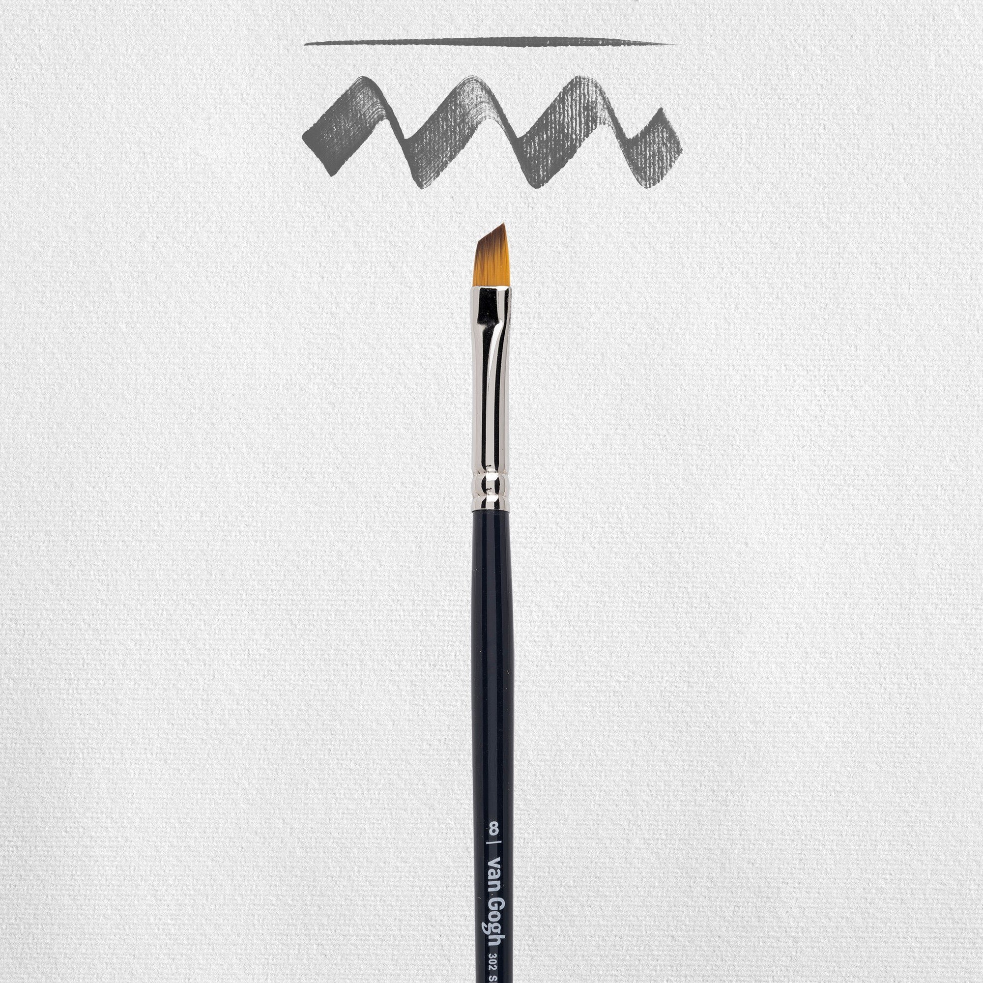 Talens Van Gogh Oil & Acrylic Brush Series 302 No. 8