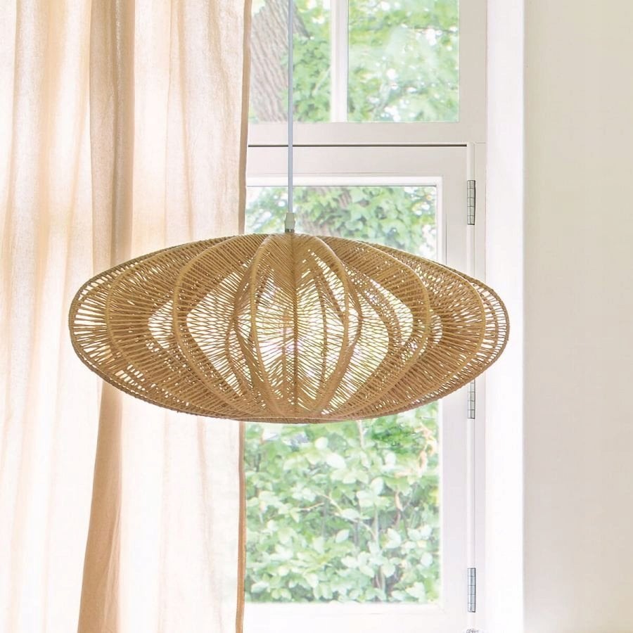 Lampa wisząca Atmosphera Lampa wisząca plecionka Tery, Ø 57 cm