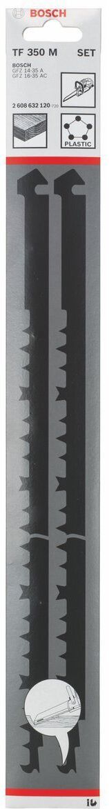 Bosch Brzeszczot ze stali wysokowęglowej HCS do piły Lisi Ogon do drewna 408mm TF350M 2608632120